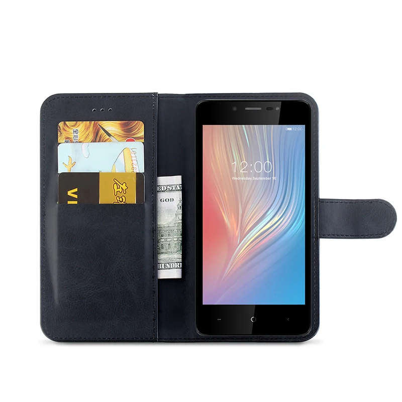 Чехол книжка ocolor для Leagoo Power 2 Pro Кожаная подставка крышки корпуса чехол бумажник с