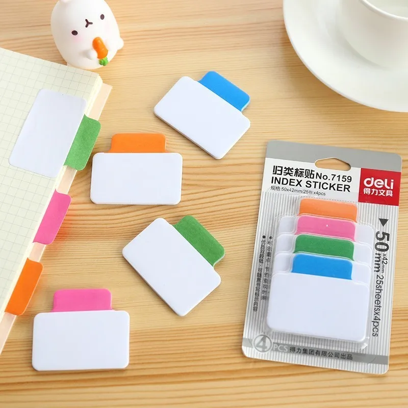 

1 PC Colorful Memo Pad Sticky Notes For Office Decoration Multi-Function Planner Stickers School Stationary Supplies 01917