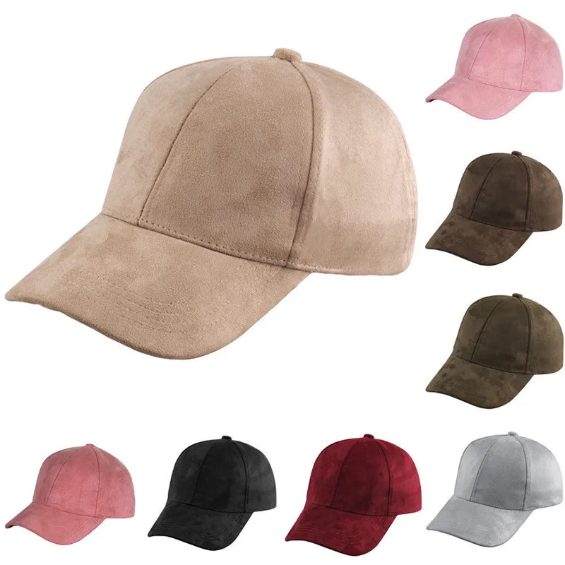 men faux suede cap