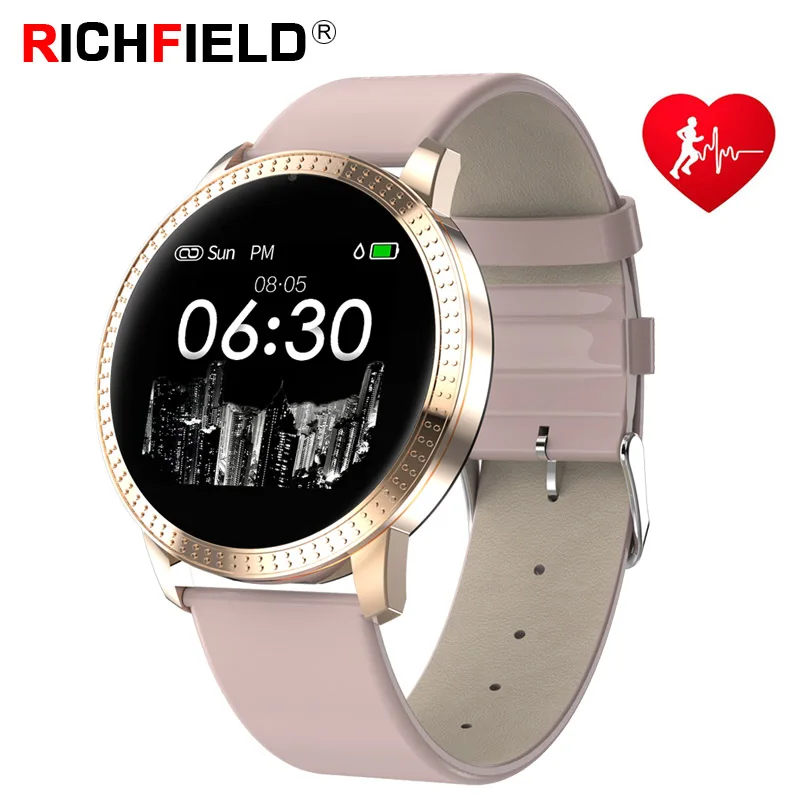

Women Smart Watch IP68 Waterproof Fitness Tracker Smart Band Blood Pressure Dynamic Heart Rate Monitor Smart Bracelet Smartband