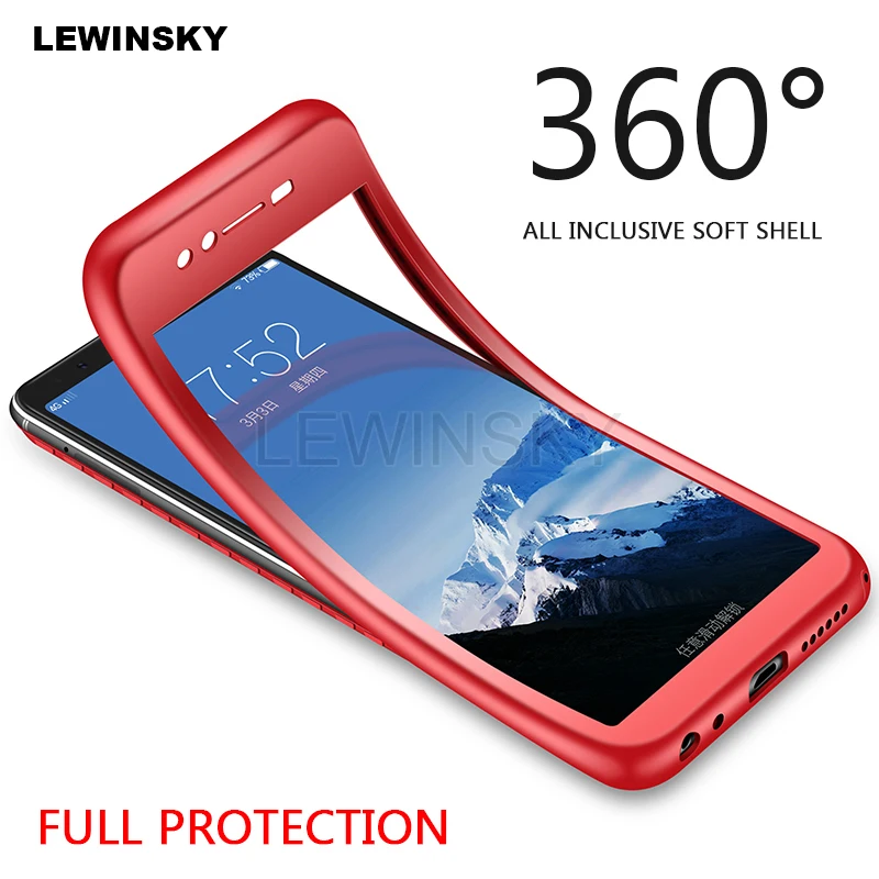 

360 Degree Case on for Huawei Honor 8X 10 9 7A 7C Y6 Y9 2018 P30 P smart Nova 3 3i Mate 20 10 P20 Pro P10 lite Soft TPU Silicon