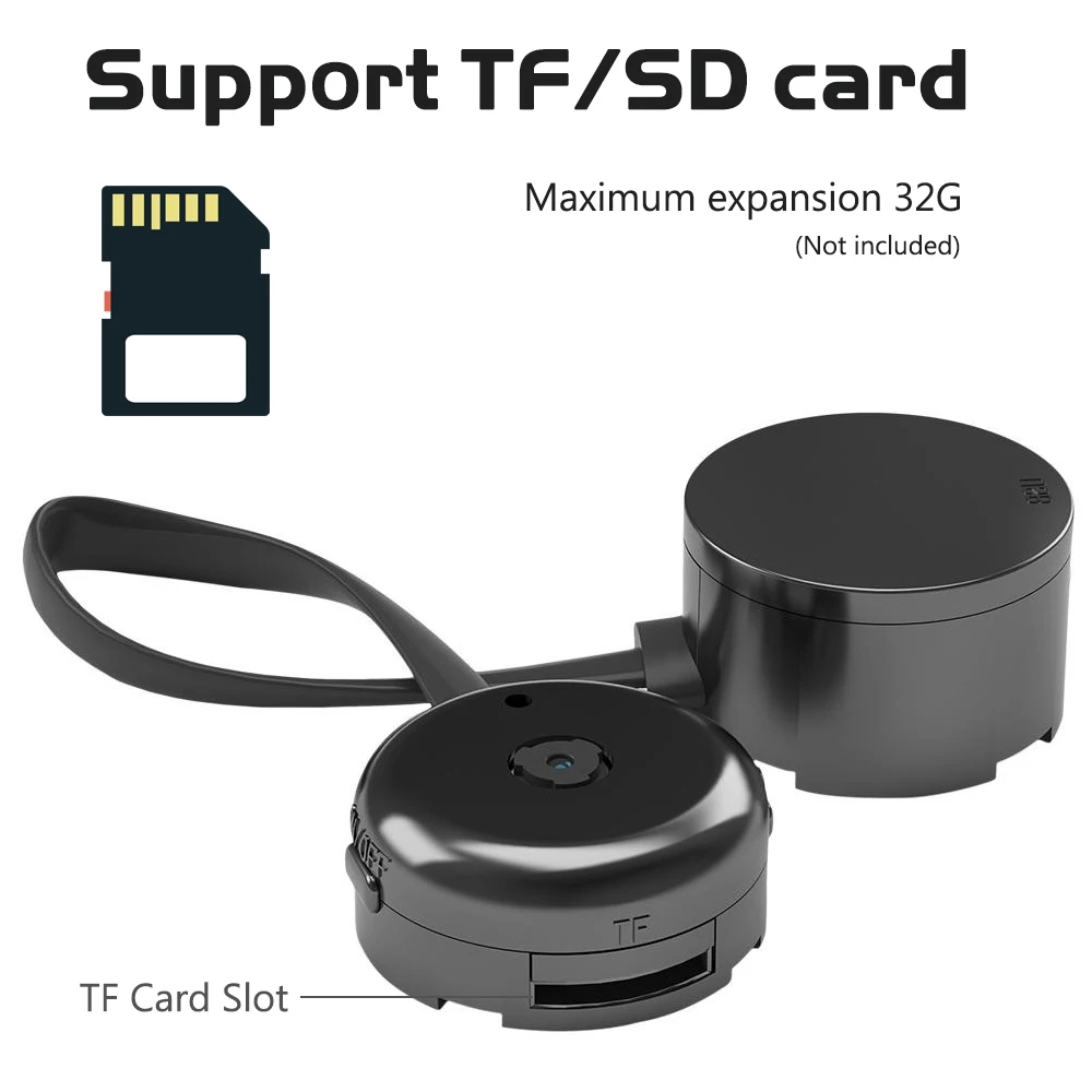 

Mini Sport Camera HD 720P Strong Magnetic Portable Nanny Camera Security Camcorder TF/SD card With USB 2.0 Interface