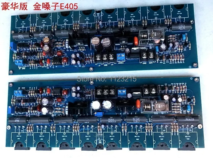 

Accuphase E405 Amsenmei 2.0 Dual Channel Pure Hifi Power Amplifier DIY Kit HIFI rear