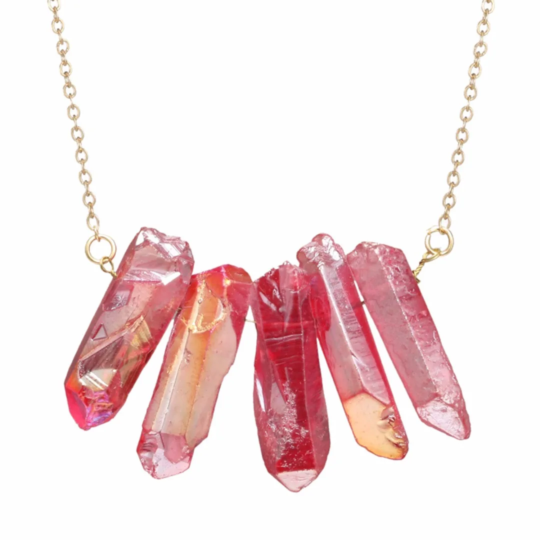 

Bohemian Wome Necklace Jewelry Accessories Simple Mixed Natural Stone Long Choker Chian Shellhard Trendy Necklace collares
