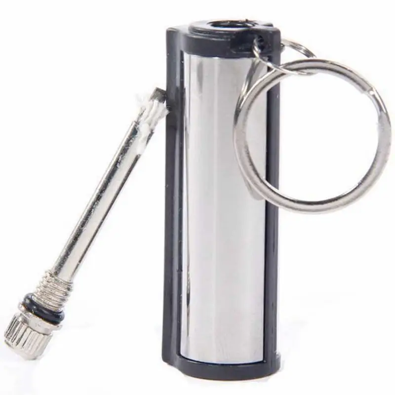 

10000 Times Metal Oil Match Cigarette Accessories Pendant Slim Cylindrical Metal Explosion-Proof Innovative Gifts