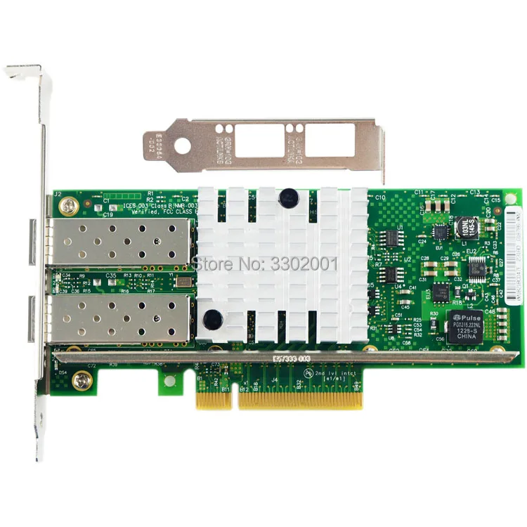 FANMI X520-SR2 10G PCI Express x8 82599ES чип двухпортовый сетевой адаптер Ethernet E10G42BFSR, SFP не входит в комплект