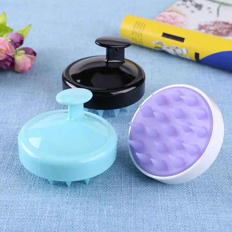 

Hair Wash Brush Massage Baby bath Silicone Head Body wipe Shampoo Scalp wipe Comb Shower Bath Brush Props Hair Washing