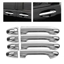 8 шт., серебряная хромированная накладка на наружную дверную ручку для Mercedes Benz Vito W447