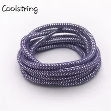 Coolstring Woman Wavy Black Gold White Silver Metallic Shoe Laces Glitter Shimmering Bootlaces For Women Lady Party Dress Boots