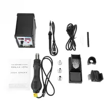 Цифровая паяльная станция 878D 2 в 1 SMD паяльная станция с фена и паяльником для телефона Ремонт сварочных инструментов