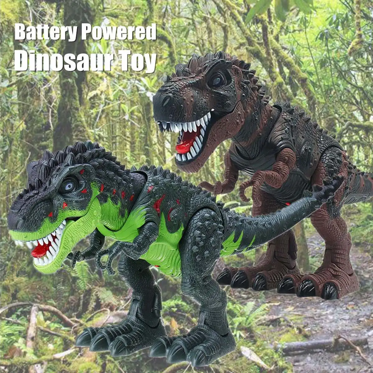 

Dinosaur Toy Walking Light Sound Animal Action Toy Figure Model Electric Dinosaur Learning Toy Children Gifts Battery Powered