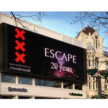 P10 светодиодная подсветка для наружной рекламы дисплей Панель 960x960 мм