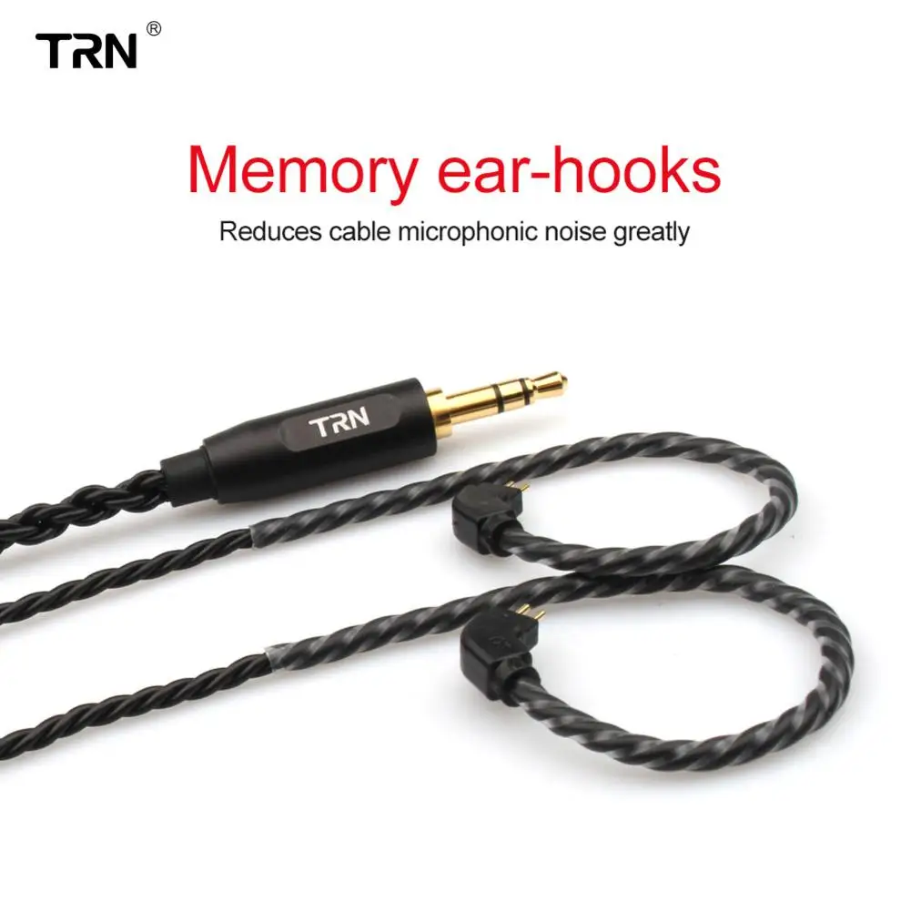 

Headphone Wire For TRN 0.75MM 0.78MM MMCX 6 Strands Of Wire Woven High Fidelity Plug Around Ear High End Wire Headset Cable