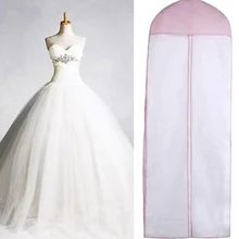 Нетканая ткань свадебное, бальное платье пылезащитный чехол Свадебная сумка для хранения одежды длинный чехол для одежды чехол