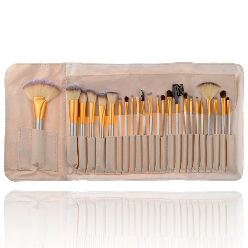 

FLD 24Pcs Professional Makeup Brushes Set Tools With Bag Mutifunctional Foundation Face Eyeshadow Concealer Makeup Brush kit