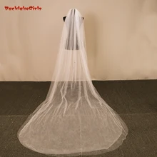 300 см элегантная свадебная фата невесты 1 и 2 слоя свадебная вуаль аксессуар Фата с расческой
