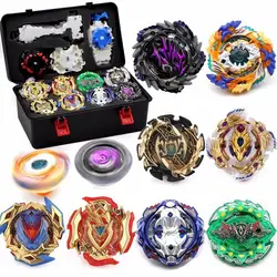 TAKARA TOMY Beyblade Burst набор 8 Beyblades + 4 пусковых установки + 1 ручка Bey Blade Набор спиннинга Металл фьюжн 4D лезвия игрушка в подарок