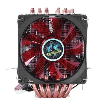 

Lanshuo 6 Heat Pipe 3 Wire With Light Three Fan Cpu Fan Radiator Cooler Heat Sink For Intel Lga 1155/1156/1366 Cooler Heat Sin