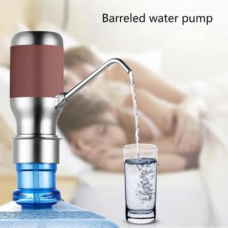 Electric Water Dispenser Portable Gallon Drinking Bottle Switch Smart Wireless Water Pump Water Treatment Appliance USB Charging