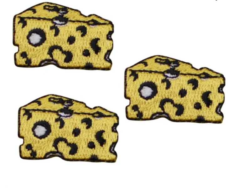 

Swiss Cheese Applique Patch (3-Pack, Small, Iron on)