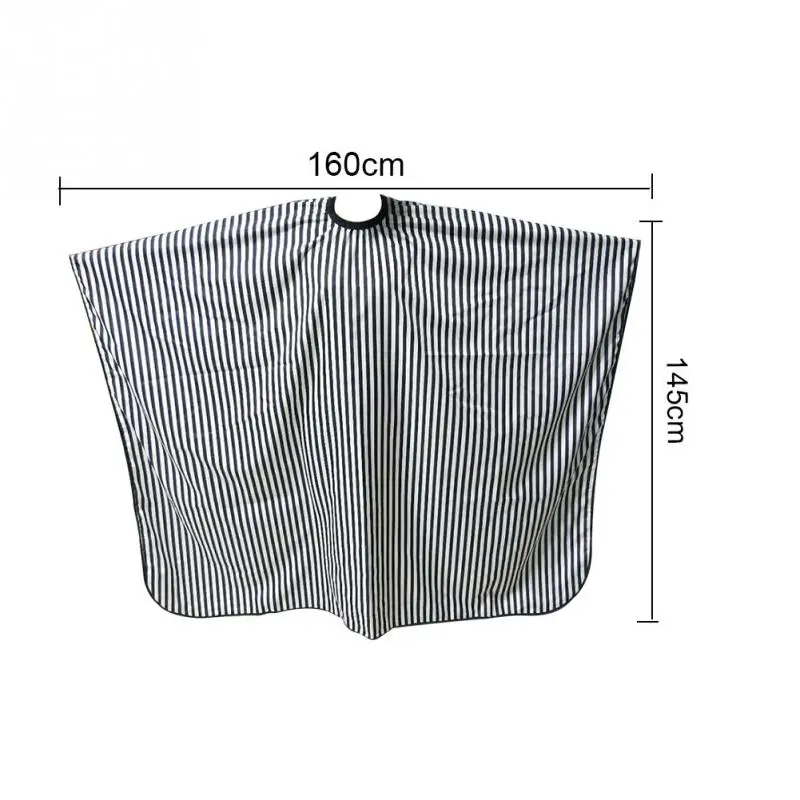 Professional Cutting Hair Waterproof Stripe Cloth Salon Barber Styling Gown Cape Hairdressing Hairdresser Capes Adult