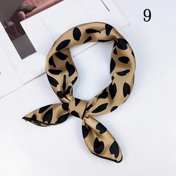 

Fashion Small Square Satin Scarf Head Neck Scarf Foulard Silk Bandana Elegant Beautiful Women Hair Tie Band Wrap Handkerchief