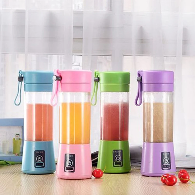 Multicolor Mini Portable Electric Juice Safety Juicer Cup Multi