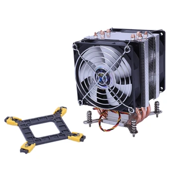 

Lanshuo Pure Copper 4 Heat Pipe Thermal Processor Cooler For Lga /1150 / 1151/1155/1156/1366 Intel Multi-Platform Cpu Radiator