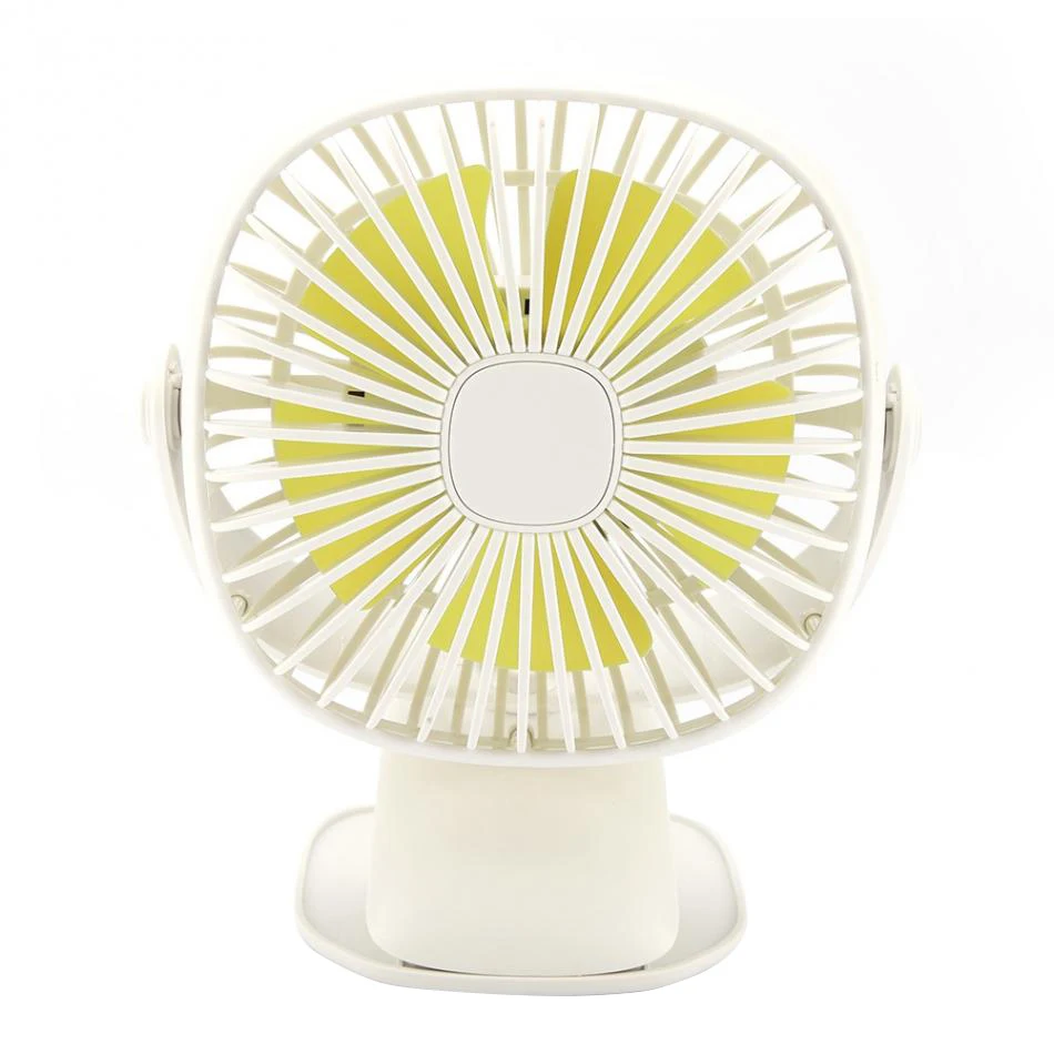 

Mini USB Rechargeable Air Cooling Fan Clip Desk Fan Dual Use Home Student Dormitory Bedside Portable Desktop Office Fan