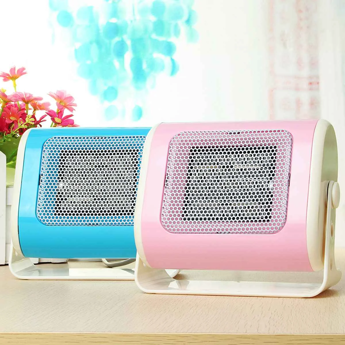 

Mini 500W Portable Air Heater Stand Winter Desktop Electric Heater Fan Room Office Instant Heat Warmer Machine Appliance 220V