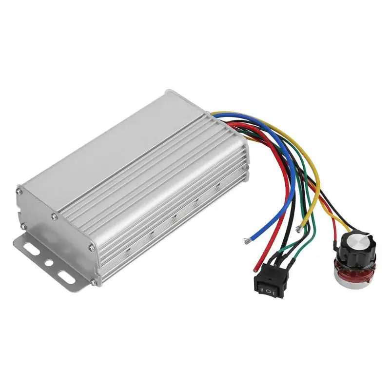 

DC12V-60V 80A High-Powered Motor Governor Forward Backward Brushed Motor Speed Regulator Controller