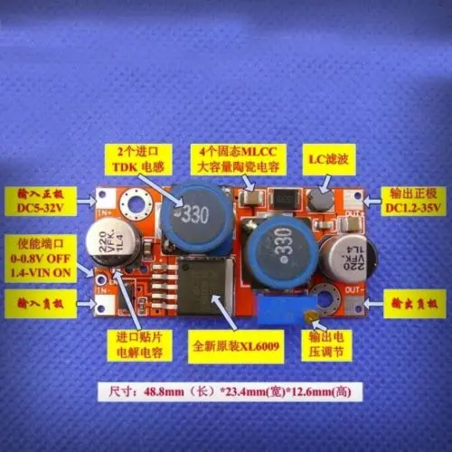 

Kit Nodemcu Breadboard Dc-dc Auto Boost& Buck Converter 5-32v To 1-35v 3v 12v 19 24v Adjustable Step Up/down Voltage Regulator