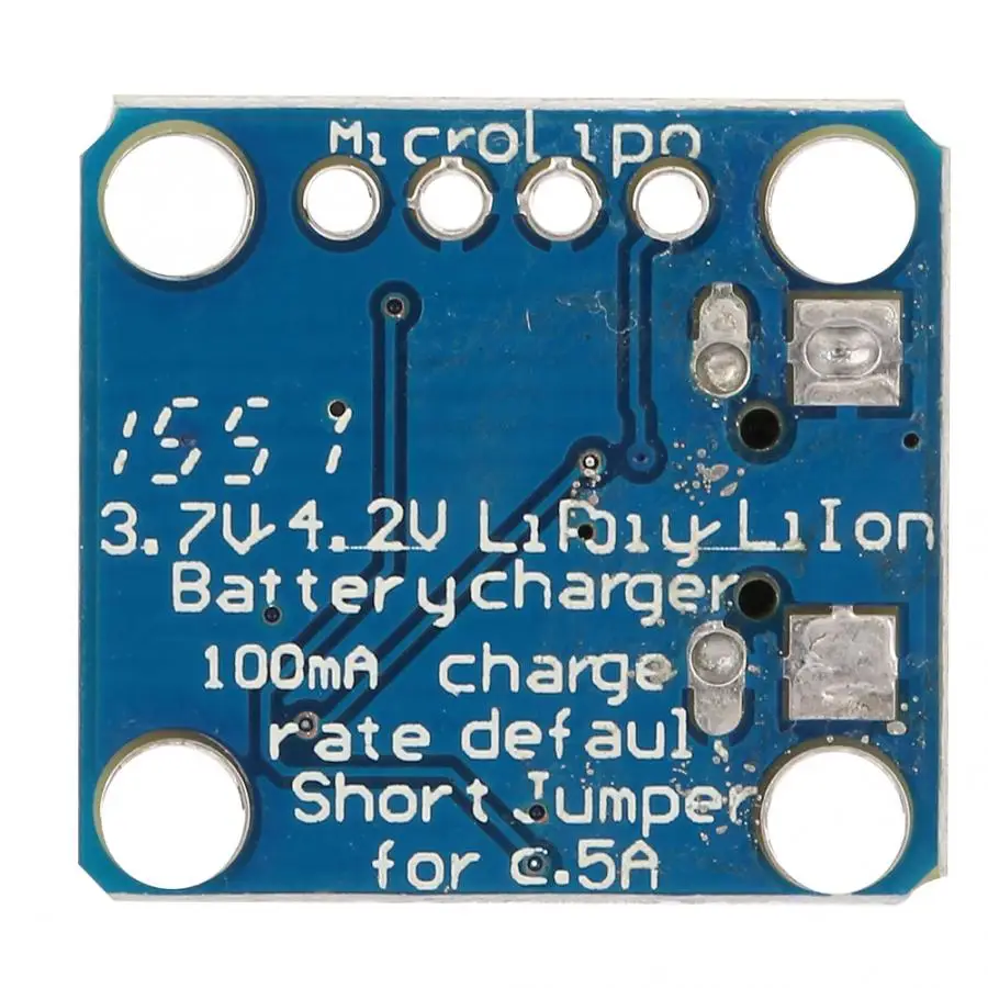 5 в 100 мА литиевая батарея Защитная плата Micro Lipo модуль зарядного устройства USB