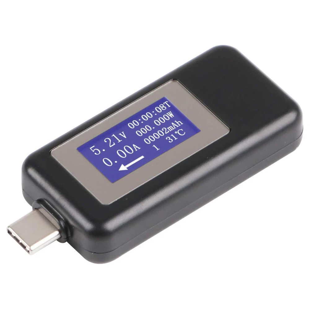 

KEWEISI Type-C Usb Meter Tester Power Meter Usb Multimeter Voltage And Current Tester 0-5.1A 4-30V Usb Power Tester Tester Dis