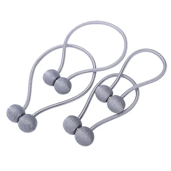 

magnetic curtain strap, the most convenient draped lace backing for window shading and shading, 2 pieces (12inch long) and 2 p