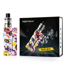 Vapor Storm ECO V Tank E Cigarette Kit Max 90W Colorful Vape Mod Without 18650 Battery 2ml 0.3ohm Atomizer Camo Gray Punk Color Vapor Storm ECO V Tank E Cigarette Kit Max 90W Colorful Vape Mod Without 18650 Battery 2ml 0.3ohm Atomizer Camo Gray Punk Color