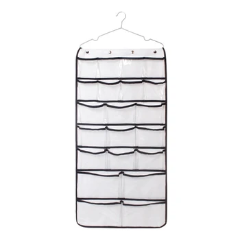 

1Pc Hanging Storage Bag Non-woven Bracelet Chains Dress Jewelry Earrings Handbag Necklaces Organizer Holder Display Bag
