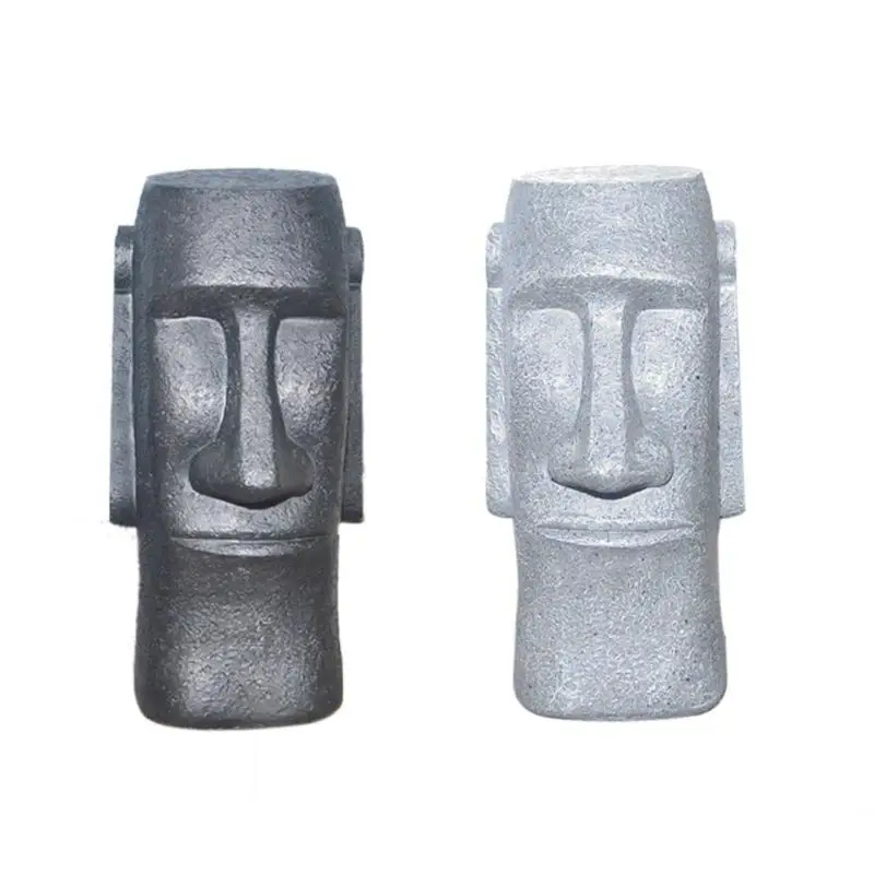 

Resin Statue Easter Island Stone Man Money Saving Box Creative Kids Piggy Bank Safe Coins Storage Box Toys for Children Gifts