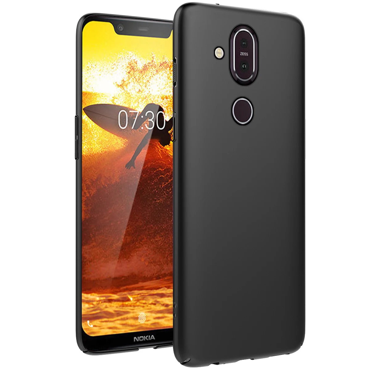 Для Nokia 8 1 7 плюс (Nokia X7) назад чехол Slim Fit Мягкий ТПУ противоударный для телефона
