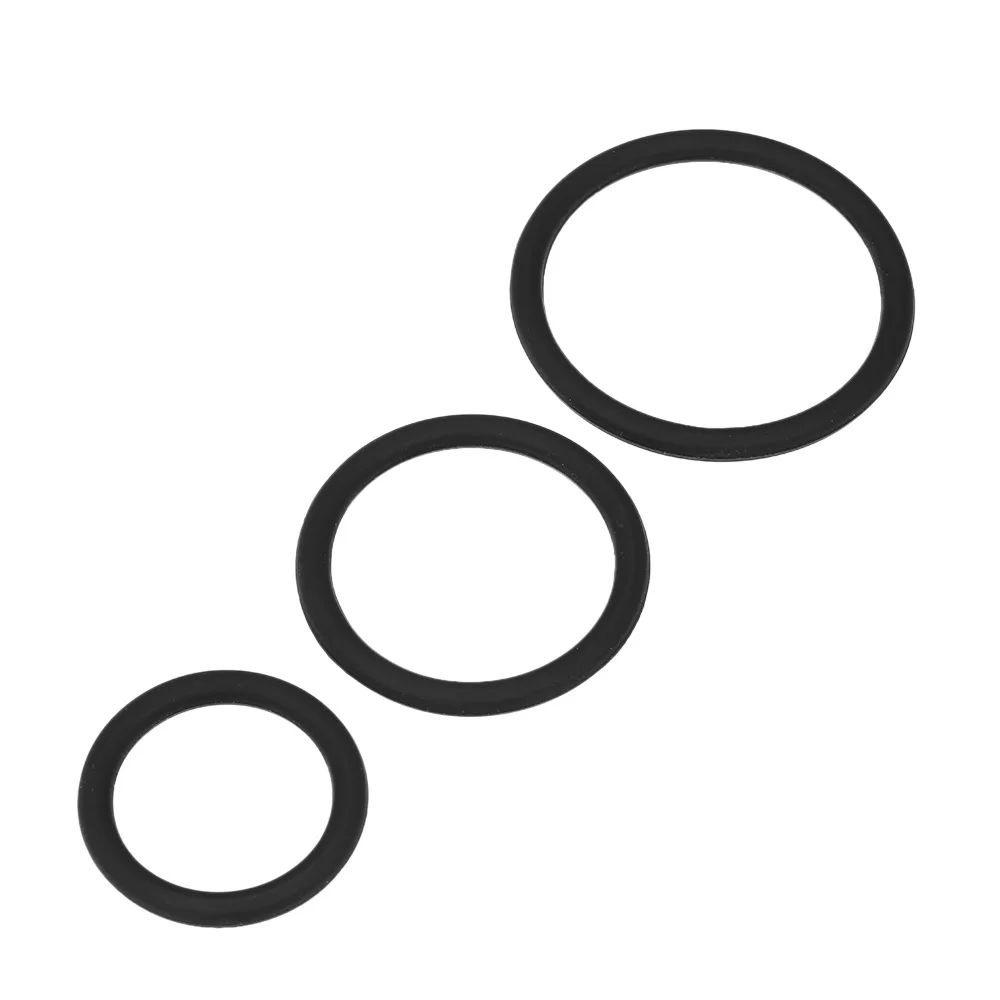 3Pcs Silicone Male Cockring O Shape PenisRing Prolong Premature Ejaculation Time Delay Cock Lock Sex RingToys Products for Men|Вибраторы| |