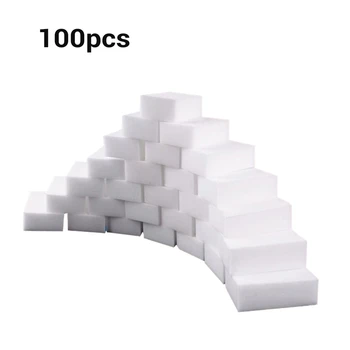 

100pc Sponge Eraser Kitchen duster wipes Home Clean Accessory Microfiber Dish Cleaning Melamine sponge nano wholesale 10*6*2cm