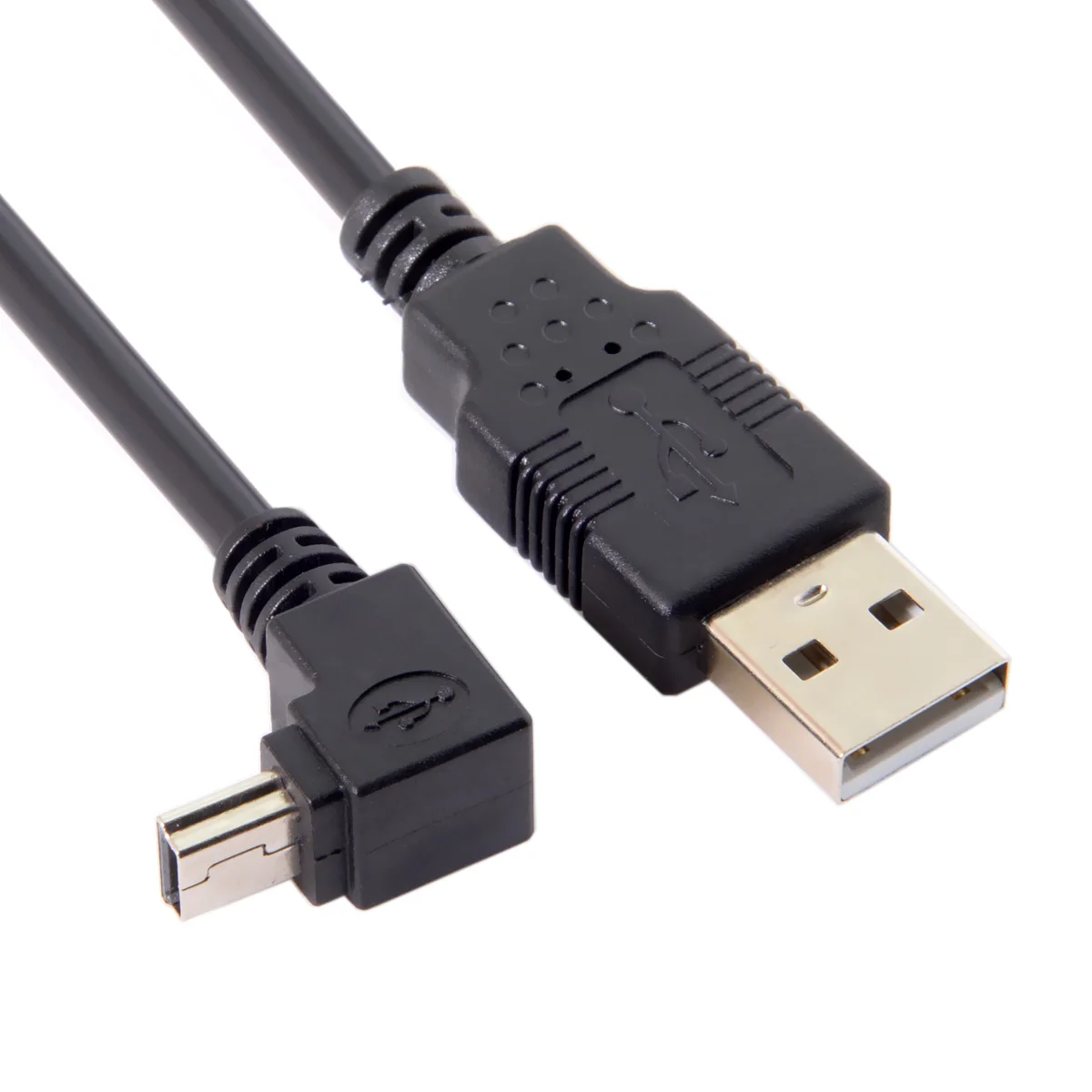 Chenyang USB 2,0 A type Male to 90 Degree Up угловой USB Mini B 5pin Male Кабель 50 см