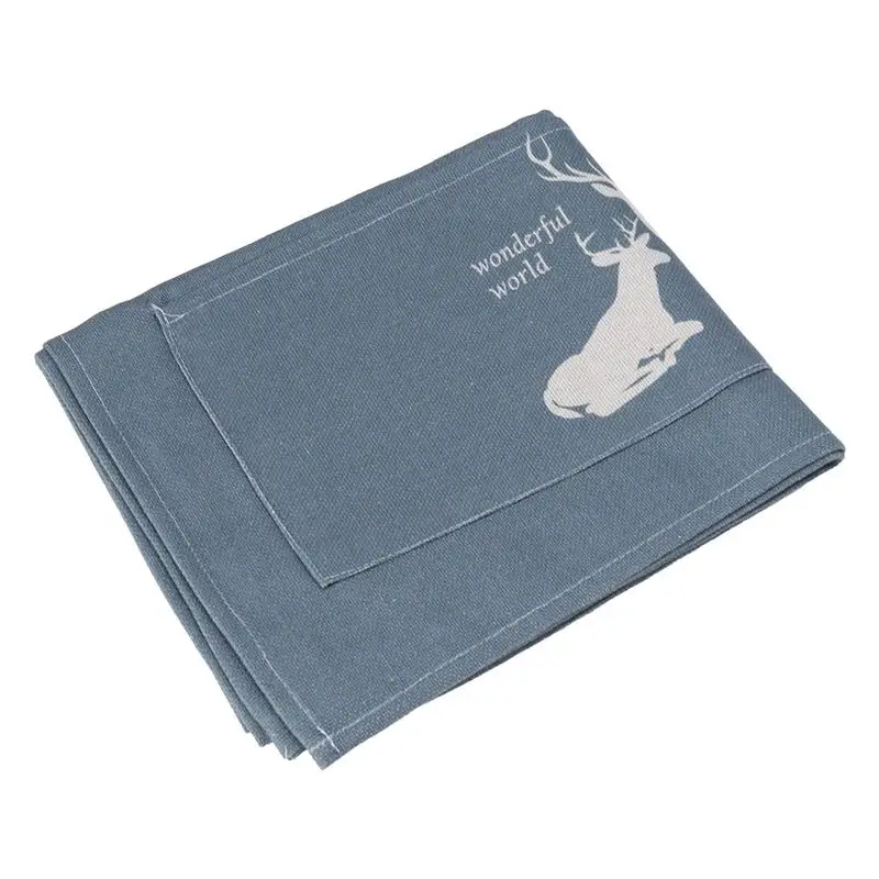 

Refrigerator Cover Washing Machine Thick Cotton and Linen Cover Protector Fridge Freezer Protective Dust Cover with Side Pockets
