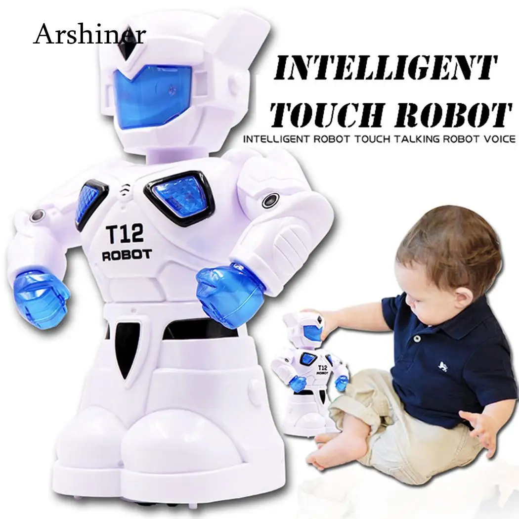 Kids Toys For Gift  Toy Boys Toddler Smart Birthday Touch Inductive Robot Multifunctional Robot Children
