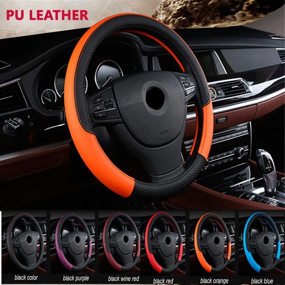 

Car Steering Wheel Cover Four Seasons Universal Car Handle Summer Handlebar Set Breathable Non-slip Sports Version