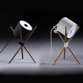 

Modern Light Wooden Stand Tripot Led Floor Lamps Novelty Furniture Decorative Lights Bedroom Bedside Living Room Standing Lamps