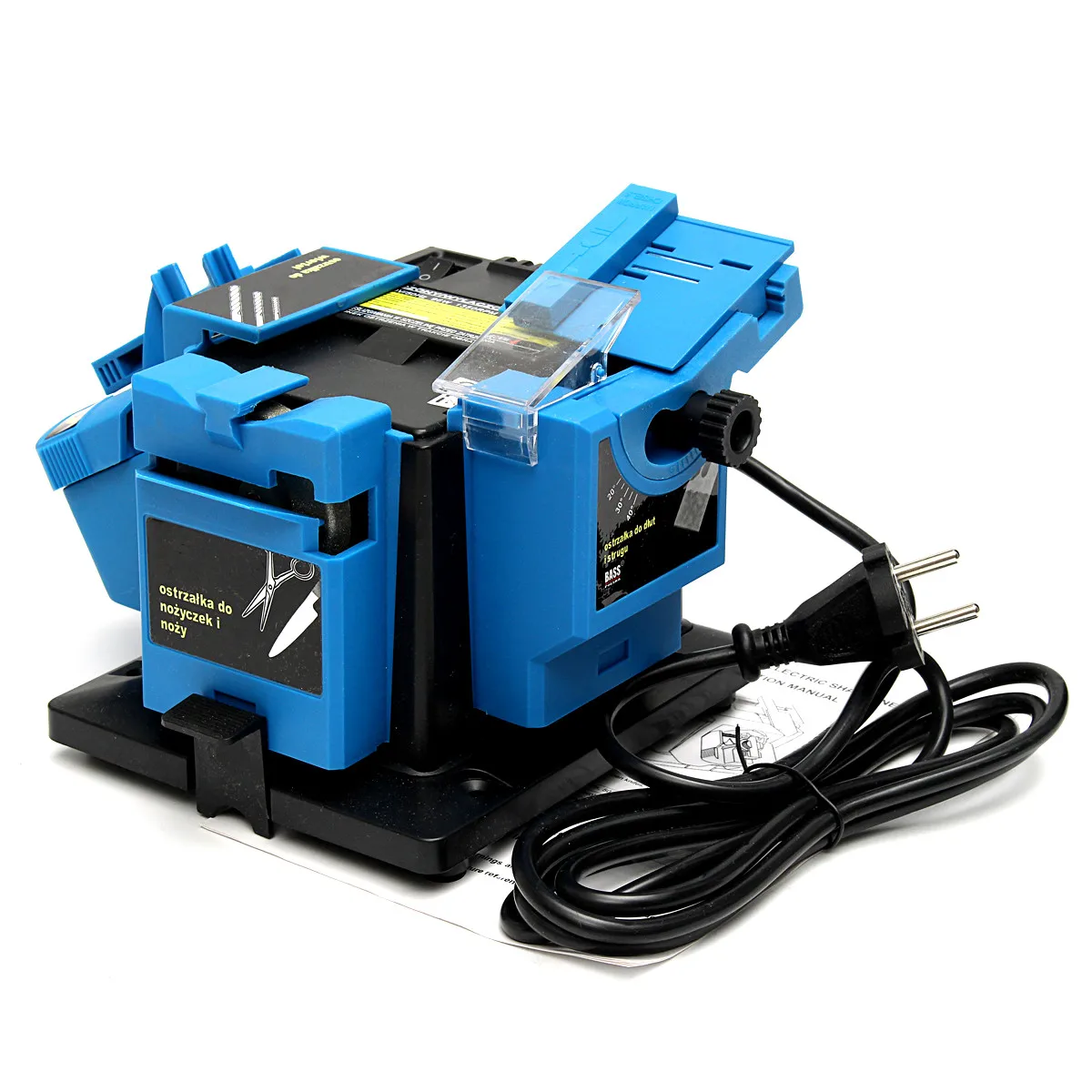 

220V Electric Household Sharpener Multifunctional Sharpener Tool for Knife Twist Drill HSS Drill Scissor Chisel Electric Grinder