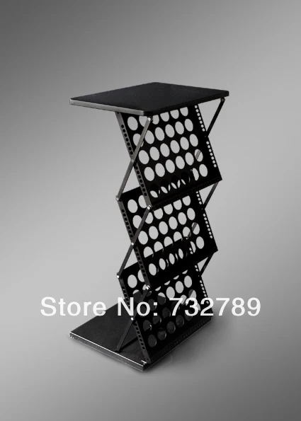 

A3 size Iron Multi-function Brochure Holder Display Equipment with Table Top BST7-2