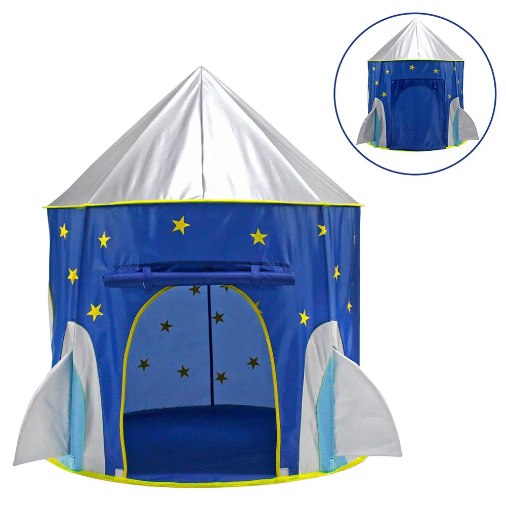 

1xChildren Play Tent Game Tent Space Capsule Castle Toy House 105*135cm Portable
