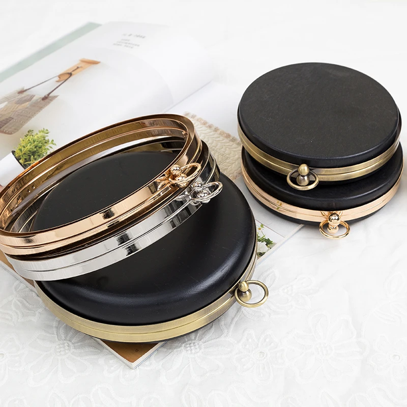 Cierres de Metal de para monederos, monederos de caja redonda para bricolaje, bolsos de cierre trenzado, hebilla de tono, accesorios para bolsos|Piezas y accesorios para bolsos| - AliExpress